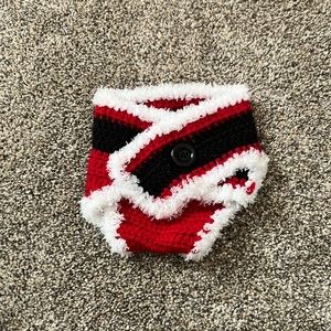 knitted santa baby bottoms